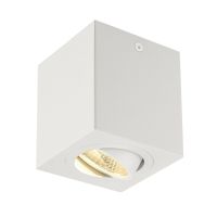 SLV Triledo Deckenleuchte Aluminium Weiß Quadrat 7.6W 640lm 38D - 830 Warmweiß