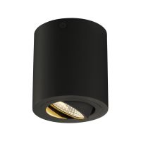 SLV Triledo Deckenleuchte Aluminium Schwarz Rund 7.6W 640lm 38D - 830 Warmweiß
