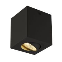 SLV Triledo Deckenleuchte Aluminium Schwarz Quadrat 7.6W 640lm 38D - 830 Warmweiß
