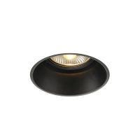 SLV Horn-T Spot Stahl Schwarz Rund | Ausschnitt 180mm - Geeignet für 1x GU10 (AR111) 