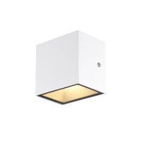 SLV Sitra Cube Wandleuchte Aluminium Weiß 11W 1270lm - 840 Kaltweiß | Außenbeleuchtung - IP65