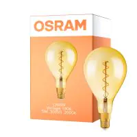Osram Vintage 1906 LED E27 Birne Fadenlampe Gold 160mm 5W 300lm - 820 Extra Warmweiß | Dimmbar - Ersatz für 40W