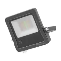 Ledvance Smart+ Wifi LED-Scheinwerfer Dunkel Grau 20W 1260lm 100D - 830 Warmweiß | IP65 - Dimmbar - RGBW - Symmetrisch