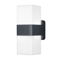 Ledvance Smart+ Wifi Wandleuchte Grau Up & Down - Außenbeleuchtung - 13.5W 950lm - 830 Warmweiß | RGBW - Dimmbar