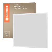 Ledvance LED Panel Comfort Aluminium Weiß 28W 3640lm - 840 Kaltweiß | 60x60cm