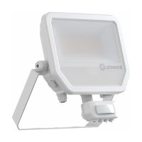 Ledvance Led-Scheinwerfer Aluminium Weiß 41W 5500lm 100D - 830 Warmweiß | IP65 - Bewegungs- Und Lichtsensor - Symmetrisch