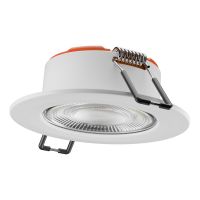 Ledvance Spot Combo Fire Rated FIX Weiß 5W 560lm 60D - 840 Kaltweiß | Ausschnitt 70 - IP65 - Dimmbar