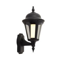 Ansell LED Wandleuchte Latina Laterne Schwarz - Geeignet für E27 Bis Zu 42W | IP65