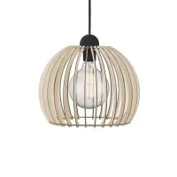 Nordlux Pendelleuchte Chino 30 E27 Braun - Holz | Max. 60W