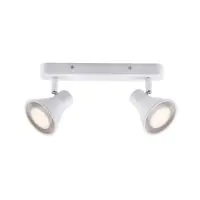 Nordlux Eik 2 Spot Metall Weiß | Geeignet für 2x GU10