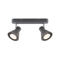 Nordlux Eik 2 Spot Metall Grau | Geeignet für 2x GU10