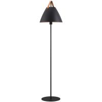 DFTP by Nordlux Strap Stehlampe Metall und Leather Schwarz | Geeignet für E27