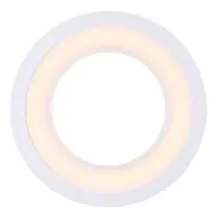 Nordlux Downlight Clyde Plastik Weiß 9W 800lm - 827 Extra Warmweiß | 3-Stufen Dimmbar 