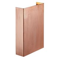 Nordlux Fold 15 Coppe Wandleuchter Braun Up & Down 10.4W 225lm - 830 Warmweiß