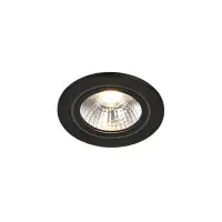 Nordlux LED-Spot Alec Schwarz 6.1W 480lm 36D - 830 Warmweiß | Ausschnitt 80mm - IP20 - 3-Stufen Dimmbar