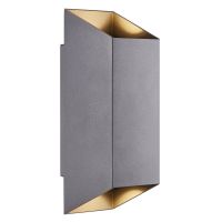 Nordlux Nico Wandleuchte Aluminium Anthrazit Up & Down | IP54 - Geeignet für 2x GU10