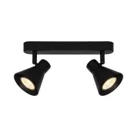 Nordlux Eik 2 Spot Metall Schwarz | Geeignet für 2x GU10