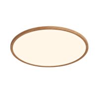 Nordlux LED Deckenleuchte Oja 42 Holz 22W 2100lm - 827 Extra Warmweiß | 3-Stufen Dimmbar 