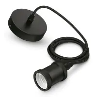 Philips Cord Vintage E27 Schwarz