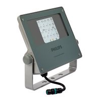 Philips LED-Scheinwerfer Coreline BVP125 Grau 66W 8200lm 9-41x102D - 740 Kaltweiß | IP66 - Asymmetrisch
