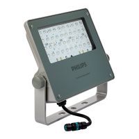 Philips LED-Scheinwerfer Coreline BVP125 Grau 98W 12000lm 69x25D - 740 Kaltweiß | IP66 - Asymmetrisch 