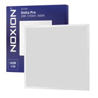 Noxion LED Panel Delta Pro V5 28W 3700lm - 830 Warmweiß | 60x60cm - UGR <19 - Sidelit - Dali Dimmbar