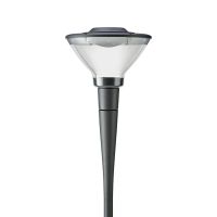 Philips LED-Straßenbeleuchtung Laterne City Charm Kegel BDS491 Grau 60W 7644lm 360D - 740 Kaltweiß | IP66 - Symmetrisch 