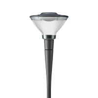 Philips LED-Straßenbeleuchtung Laterne City Charm Kegel BDS491 Grau 7W 804lm 360D - 740 Kaltweiß | IP66 - Symmetrisch 
