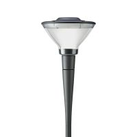 Philips LED-Straßenbeleuchtung Laterne City Charm Kegel BDS491 Grau 53W 5670lm 360D - 730 Warmweiß | IP66 - Symmetrisch 