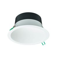 Philips LED Downlight CoreLine DN142B Aluminium Weiß 24.9W 2350lm 90D - 840 Kaltweiß | Ausschnitt 200mm - IP54/IP20 - Interact Dimmbar - Weiß Reflektor - 3 Stunden Notbeleuchtung