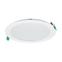 Philips LED Downlight CoreLine Aluminium Weiß 18W 2100lm 180D - 830-840 CCT | 218mm - Ausschnitt 210mm - IP44 - Dali Dimmbar