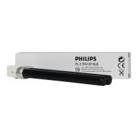Philips MASTER PL-S 9W - Schwarzlight Blau | 2-Pins