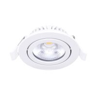 Noxion LED Schwenkbar Slim Spot Weiß Rund 6W 350lm 60D - 920-930 Dim To Warm | 85mm - IP54 - Dimmbar - Höchste Farbwiedergabe