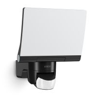 Steinel LED-Scheinwerfer XLED Home Graphite 20W 1608lm - 830 Warmweiß | IP44 - Bewegungs- und Lichtsensor - Symmetrisch
