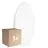Mehrfachpackung 5x Ledvance LED-Wand- und Deckenleuchte Surface CIRCULAR 500 PS Stahl Weiß 42W 3500lm - 830 Warmweiß | IP44